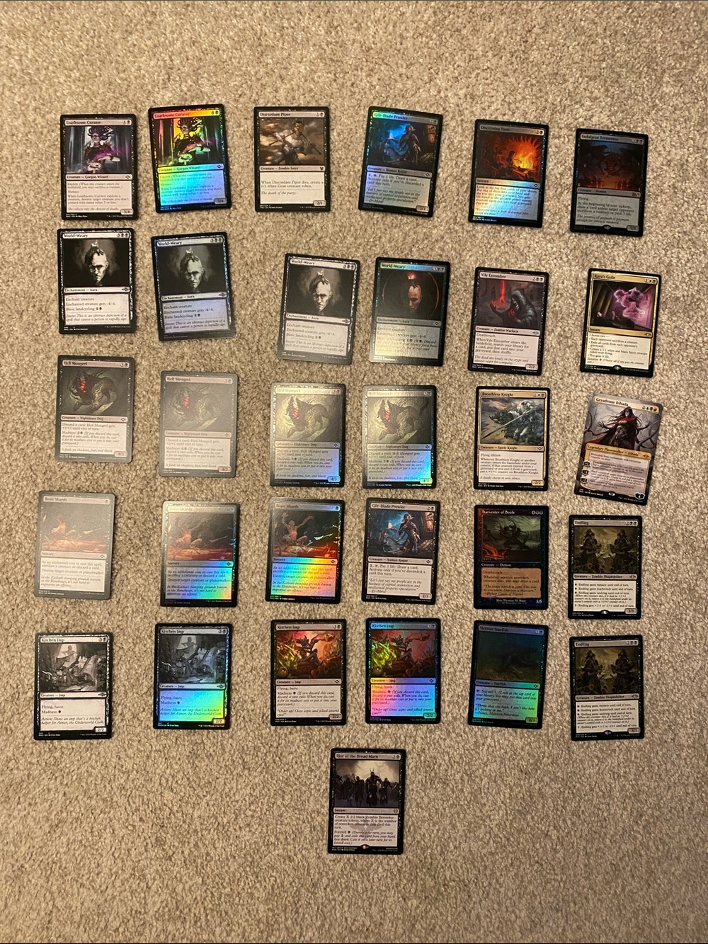 Magic Cards Black Card Lot - 31 Cards
